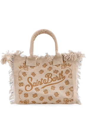 MC2 Saint Barth Vanity fringed tote bag - Neutrals