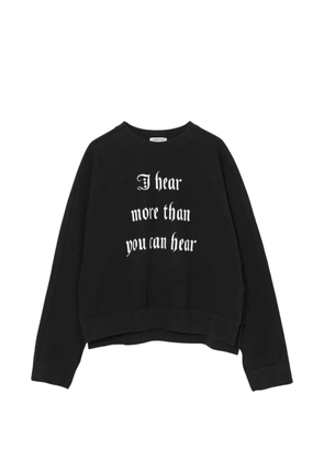 Undercover slogan-print sweatshirt - Black