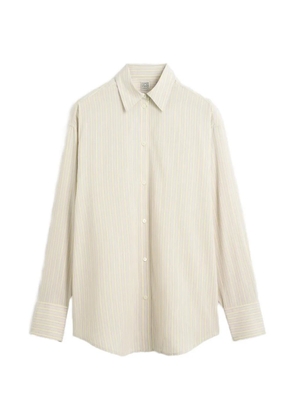TOTEME oversized striped shirt - Yellow