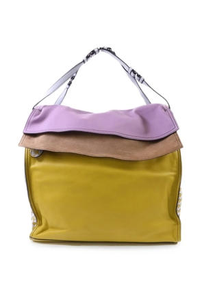 Bottega Veneta Pre-Owned Intrecciato shoulder bag - Yellow