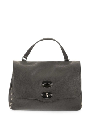 Zanellato Postina studded leather tote bag - Grey