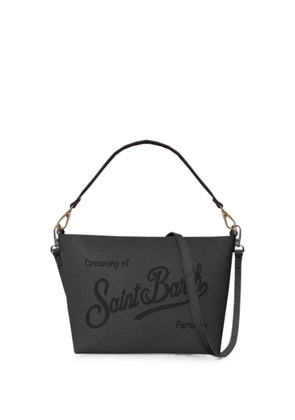 MC2 Saint Barth Aline logo-embossed shoulder bag - Black