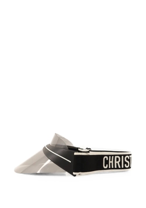 Christian Dior Pre-Owned DiorClub1 logo-band visor - Black