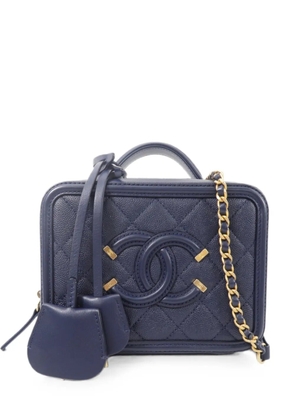 CHANEL Pre-Owned Vanity Case CC tote bag - Blue