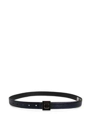 Dolce & Gabbana square-buckle leather belt - Black