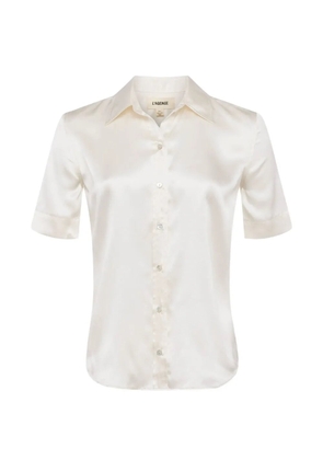 L'Agence Ellah short-sleeve blouse - Neutrals