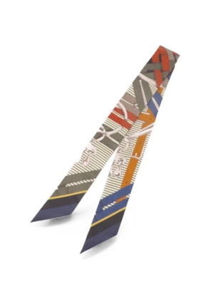 Hermès Pre-Owned Mors à Jouets Chemise Twilly scarf - Green