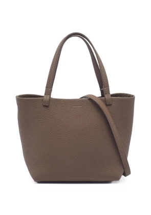 The Row Pre-Owned Park grained tote bag - Brown
