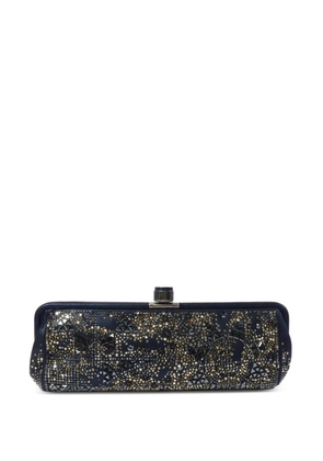 CHANEL Pre-Owned Metiers d'Art crystal clutch bag - Blue