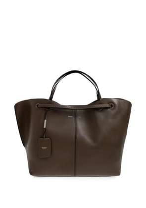 Max Mara Double nappa leather tote bag - Brown