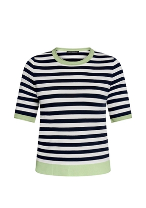 Betty Barclay striped short-sleeve sweater - Blue