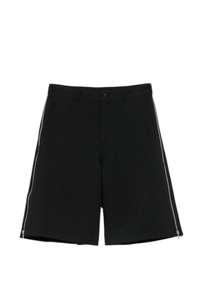 Comme Des Garçons Shirt zip-detail shorts - Black