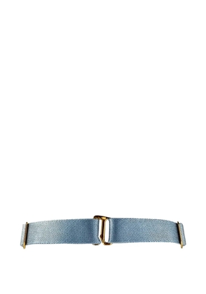 Bordelle Pearl-embellished collar - Blue