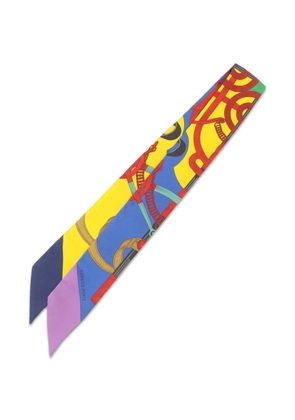 Hermès Pre-Owned silk scarf - Blue