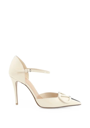 Valentino Garavani VLogo Signature ankle-strap pumps - Neutrals