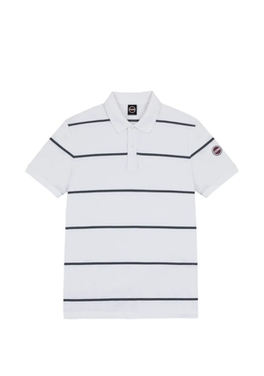 Colmar striped-print polo shirt - White