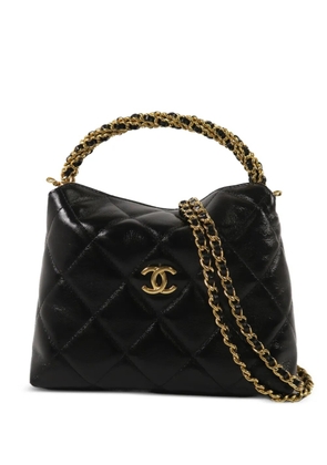 CHANEL Pre-Owned CC diamond-quilted tote bag - Black