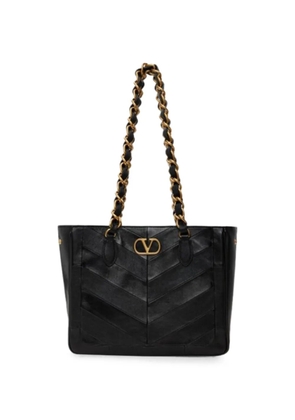 Valentino Garavani small La Seine leather tote bag - Black