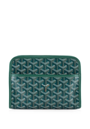 Goyard Pre-Owned Jouvence Toiletry Pouch Coated Canvas PM clutch bag - Green