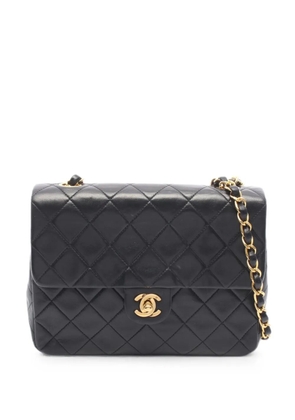 CHANEL Pre-Owned 1994-1996 mini Matelassé chain shoulder bag - Black