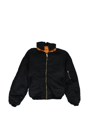 VETEMENTS hooded bomber jacket - Black