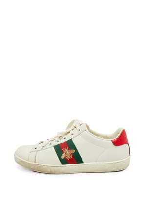 Gucci Pre-Owned Ace Bee sneakers - White