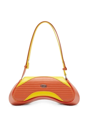 Diesel Play - cross body bag in quilted perforated PU - Orange