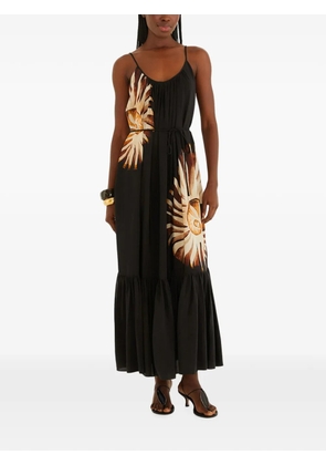 FARM Rio open-back maxi dress - Black