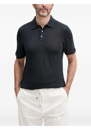 Joop! Malioson short-sleeve button-up polo shirt - Black