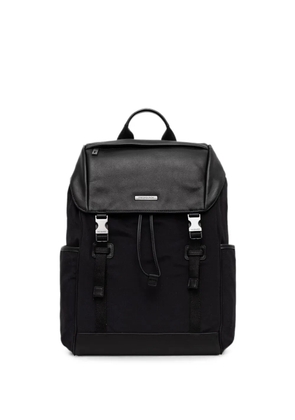Trussardi Travel buckle-fastening backpack - Black