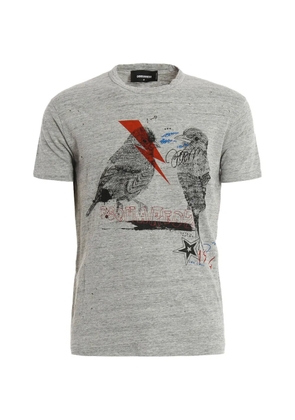 DSQUARED2 graphic-print T-shirt - Grey