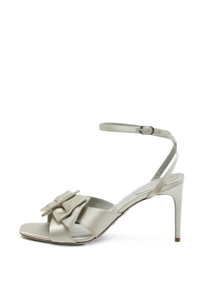 René Caovilla Sara bow-embellished sandals - Silver