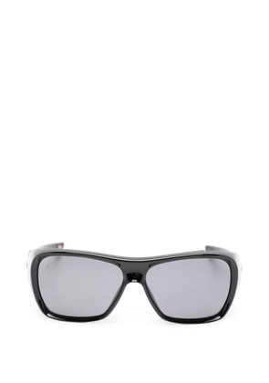 Oakley logo-detail square-frame sunglasses - Black