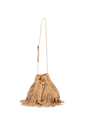 Simkhai Marena fringe-trimmed cross body bag - Neutrals
