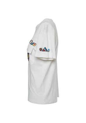 Louis Vuitton Pre-Owned embellished chest-pocket T-shirt - White