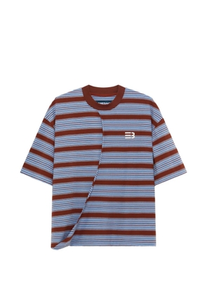 NAMESAKE striped short-sleeve T-shirt - Blue