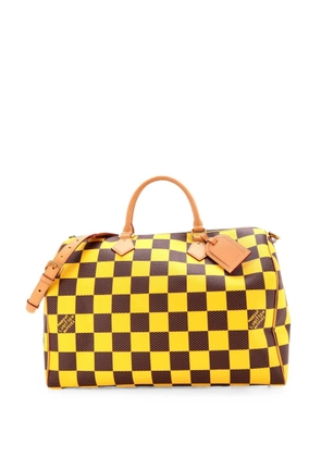 Louis Vuitton Pre-Owned Speedy Bandouliere Bag Damier Pop 50 travel bag - Yellow
