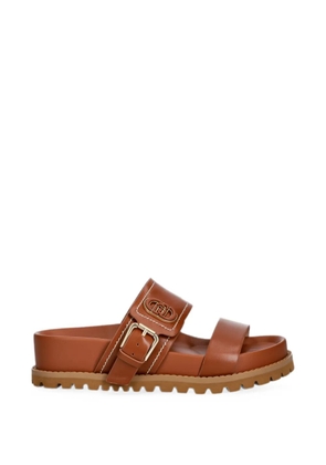 LIU JO buckle-fastening sandals - Brown