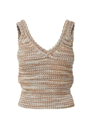 Veronica Beard Selwyn space-dye knit top - Neutrals