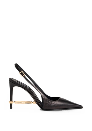 DSQUARED2 metal-bar slingback pumps - Black
