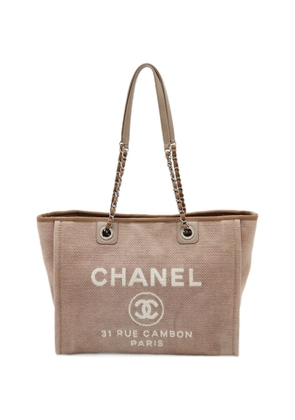 CHANEL Pre-Owned Deauville tote bag - Neutrals