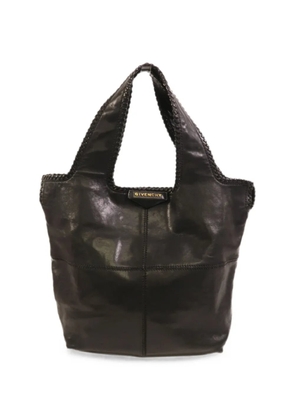 Givenchy Pre-Owned braided-trim leather tote bag - Black