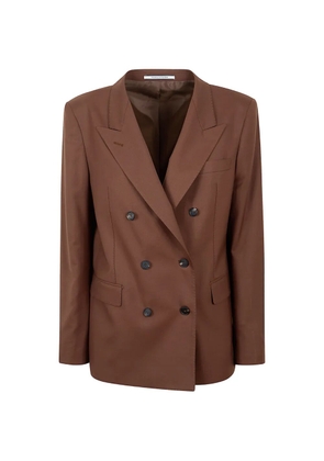 Tagliatore double-breasted peak-lapels jacket - Brown