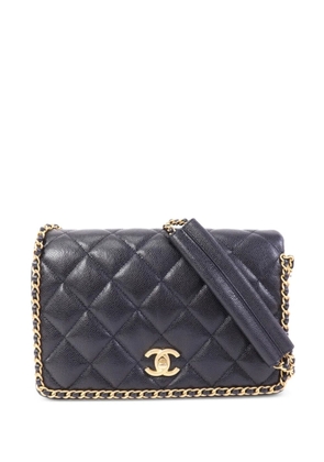 CHANEL Pre-Owned CC turn-lock flap shoulder bag - Black