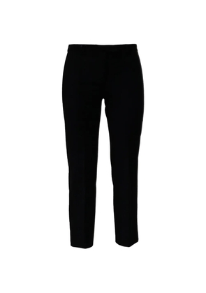 'S Max Mara Umanita pressed-crease slim-fit trousers - Black