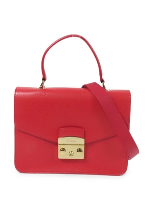 Furla leather shoulder bag - Red