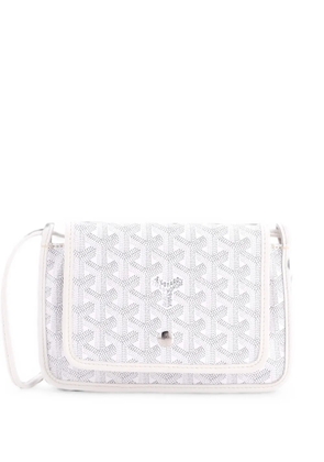 Goyard Pre-Owned Plumet Clutch Wallet Coated Canvas crossbody bag - White