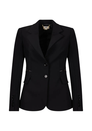Elisabetta Franchi notched-lapel tailored jacket - Black