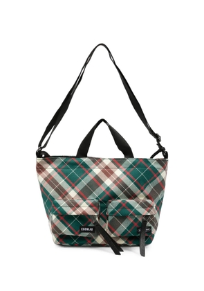 Eastpak small Egon check tote bag - Green