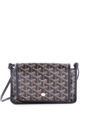 Goyard Pre-Owned Plumet Clutch Wallet Coated Canvas crossbody bag - Black